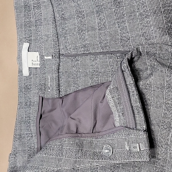 H&M Size 8 Black & White Plaid Dress Pants / Trousers, Exc. Used Condition - Picture 11 of 13
